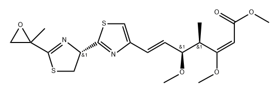 Melithiazol K Struktur