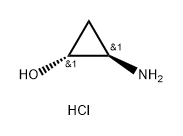 反式-2-氨基環(huán)丙醇鹽酸鹽 結(jié)構(gòu)式