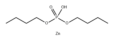 Dibutyl phosphorate, zinc salt (2:1) Struktur