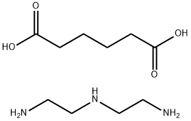 POLY(DIETHYLENE TRIAMINE-CO-ADIPIC ACID) Struktur