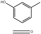 Formaldehyde, polymer with 3-methylphenol Struktur