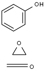 Formaldehyde, polymer with oxirane and phenol Struktur