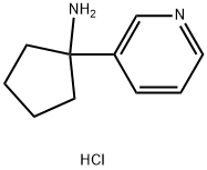 1-(pyridin-3-yl)cyclopentan-1-amine hydrochloride Struktur