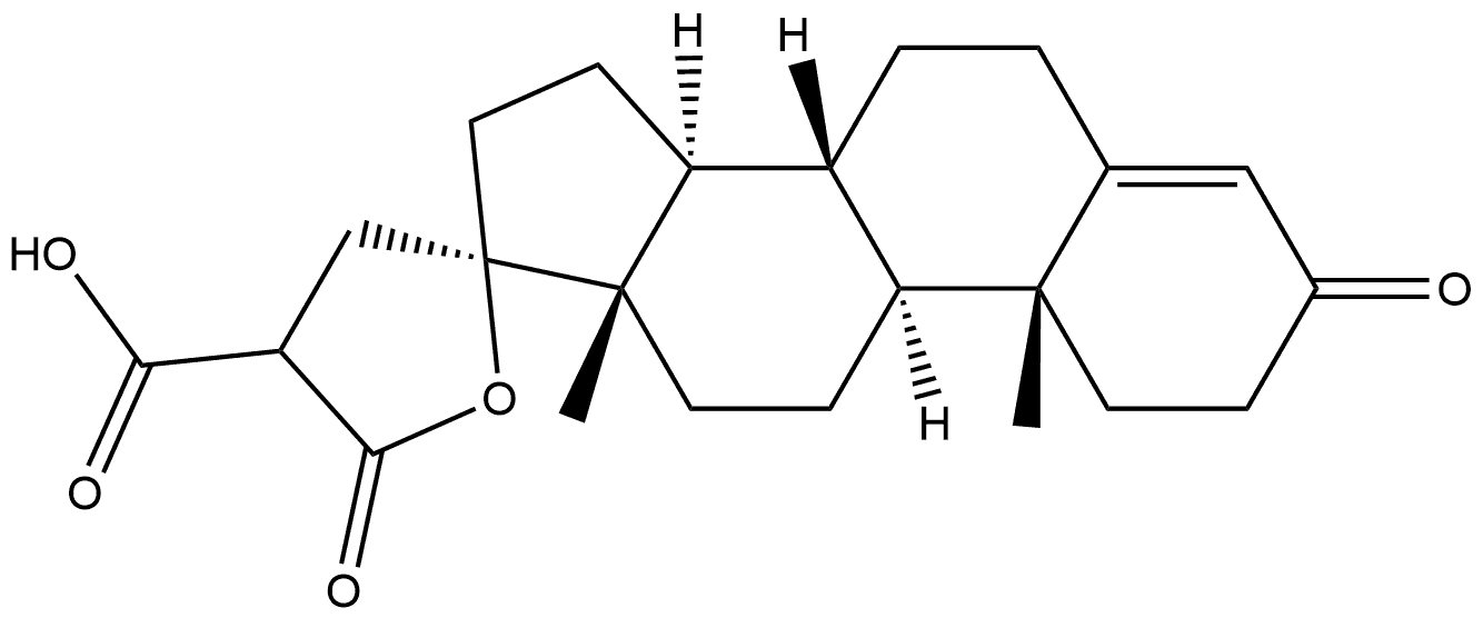 Spironolactone Impurity 20 Struktur