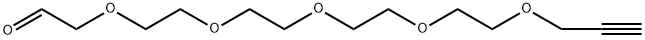 Propargyl-PEG5-CH2CHO Struktur