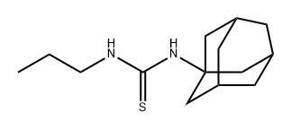 N-Propyladamantylthiourea Struktur