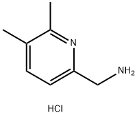 2-Pyridinemethanamine, 5,6-dimethyl-, hydrochloride (1:2) Struktur