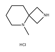 2,5-Diazaspiro[3.5]nonane, 5-methyl-, hydrochloride (1:2) Struktur