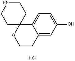 spiro[isochromane-1,4'-piperidin]-6-ol hydrochloride Struktur