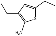 2-Thiophenamine, 3,5-diethyl- Struktur