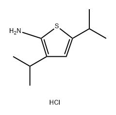 2-Thiophenamine, 3,5-bis(1-methylethyl)-, hydrochloride (1:1) Struktur