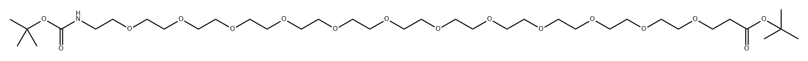 Boc-NH-PEG12-C2-Boc Struktur