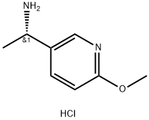 (S)-1-(6-METHOXYPYRIDIN-3-YL)ETHANAMINE DIHYDROCHLORIDE Struktur