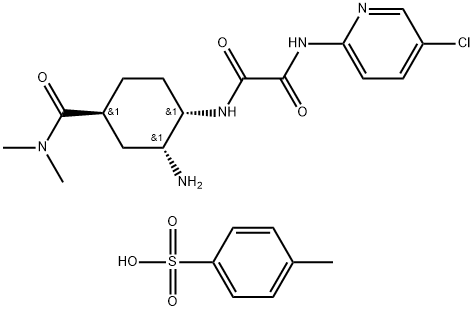 Edoxaban Impurity 4 p-Toluenesulfonate Salt Struktur