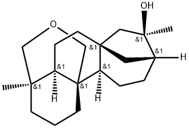 Kauran-16-ol, 18,20-epoxy-, (4α)- (9CI) Struktur