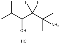 5-amino-4,4-difluoro-2,5-dimethylhexan-3-ol
hydrochloride Struktur