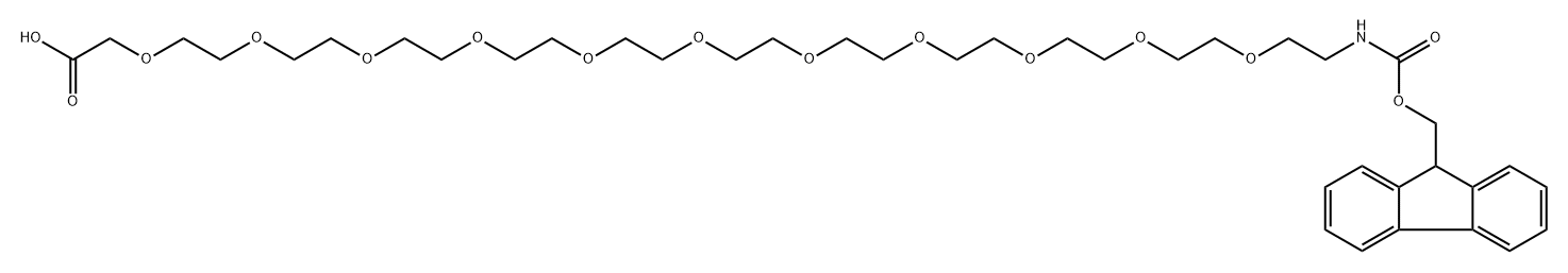 Fmoc-NH-PEG11-CH2COOH Struktur