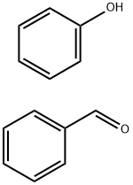 Benzaldehyde, polymer with phenol Struktur