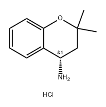 (S)-2,2-DIMETHYLCHROMAN-4-AMINE HYDROCHLORIDE Struktur