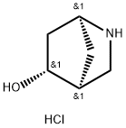 2-Azabicyclo[2.2.1]heptan-5-ol, hydrochloride (1:1), (1S,4S,5R)- Struktur