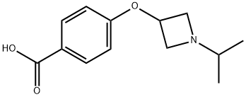 4-((1-isopropylazetidin-3-yl)oxy)benzoicacid Struktur