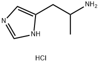 2-(1H-Imidazol-4-yl)-1-methyl-ethylamine hydrochloride Struktur