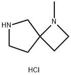 1,6-Diazaspiro[3.4]octane, 1-methyl-, hydrochloride (1:2) Struktur