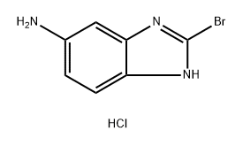 1H-Benzimidazol-6-amine, 2-bromo-, hydrochloride (1:1) Struktur