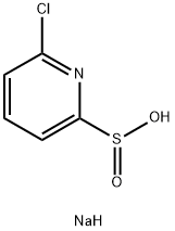 2-Pyridinesulfinic acid, 6-chloro-, sodium salt (1:1) Struktur