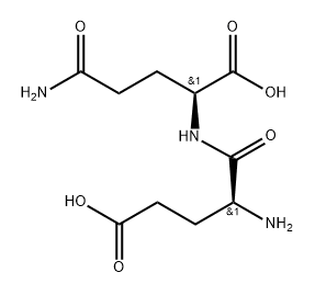 L-Glutamine, L-α-glutamyl- Struktur