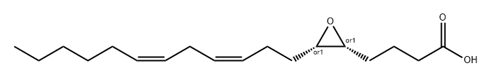 cis-5,6-Epoxy-9(Z),12(Z)-octadecadienoic acid Struktur