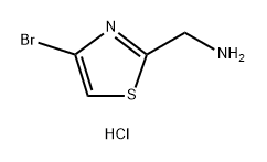 2-Thiazolemethanamine, 4-bromo-, hydrochloride (1:2) Struktur