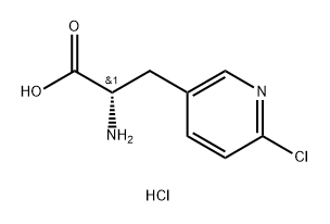 L-Phenylalanine, chloro-, hydrochloride (1:2) Struktur