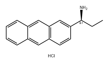 (S)-1-(Anthracen-2-yl)propan-1-amine hydrochloride Struktur