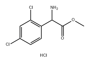 METHYL 2-AMINO-2-(2,4-DICHLOROPHENYL)ACETATE HYDROCHLORIDE Struktur