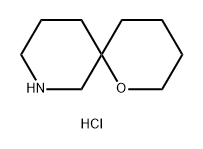 1-oxa-8-azaspiro[5.5]undecane hydrochloride Struktur