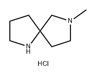 7-methyl-1,7-diazaspiro[4.4]nonane dihydrochloride Struktur