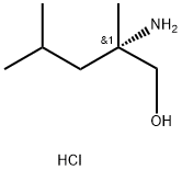 (S)-2-AMINO-2,4-DIMETHYLPENTAN-1-OL HYDROCHLORIDE Struktur