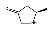 (5R)-5-methylpyrrolidin-3-one Struktur