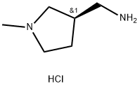 (R)-(1-methylpyrrolidin-3-yl)methanaminedihydrochloride Struktur