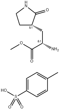 Methyl (S)-2-amino-3-((S)-2-oxopyrrolidin-3-yl)propanoate 4-methylbenzenesulfonate Struktur