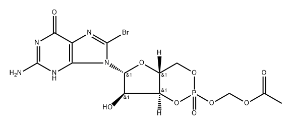 8-Br-cGMP-AM Struktur