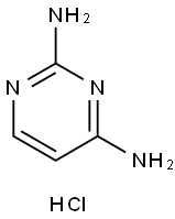 2,4-Pyrimidinediamine, hydrochloride (1:1) Struktur