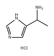 1H-Imidazole-5-methanamine, α-methyl-, hydrochloride (1:1) Struktur