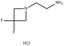 1-Azetidineethanamine, 3,3-difluoro-, hydrochloride (1:2) Struktur