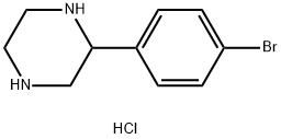 2-(4-bromophenyl)piperazine hydrochloride Struktur