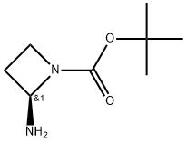 tert-butyl(R)-2-aminoazetidine-1-carboxylate Struktur