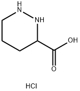 3-Pyridazinecarboxylic acid, hexahydro-, hydrochloride (1:2) Struktur