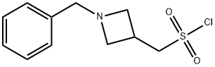 (1-benzylazetidin-3-yl)methanesulfonyl chloride Struktur