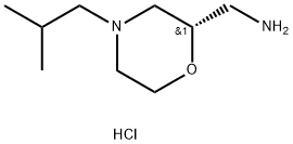 (S)-(4-Isobutylmorpholin-2-yl)methylaminedihydrochloride Struktur